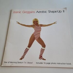 JOANIE‎ GREGGAINS Aerobic Shape Up II COVER ONLY (WITH BOOK OF EXERCISES)!